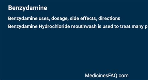 andolinixxl|Andolex – Benzydamine hydrochloride uses, dose and side effects.